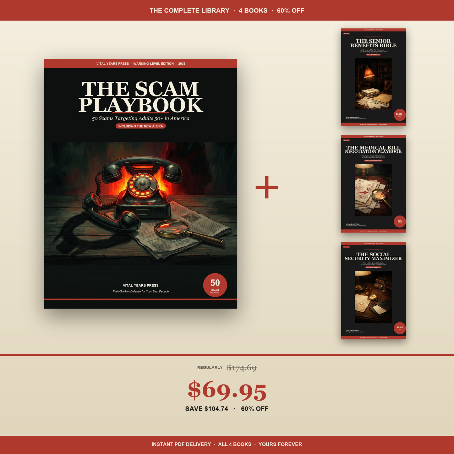 The Complete Senior Protection Library - 4 Books, 60% Off